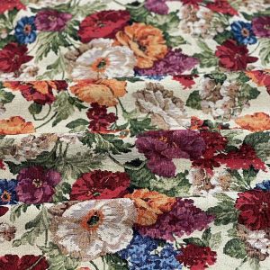 Vintage-Inspired Thick Floral Jacquard Fabric - 1pc, Perfect for DIY Quilting, Sewing, Sofa Covers & Home Decor Fabric For Quilting Vintage Fabric For Sewing